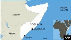 A map of Somalia 