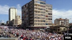 Mozambique Moçambique Maputo manifestação Outubro 31 2013