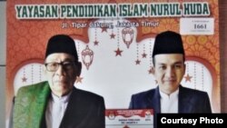 Kalender yang dilaporkan orang tua murid Yayasan Pendidikan Islam Nurul Huda, Cakung Barat ke Bawaslu. (Foto: orang tua murid)