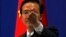 China's Foreign Ministry spokesman Hong Lei (seen here in a file photo) called the survey which found that a quarter of US firm in China face data theft, "completely irresponsible." 