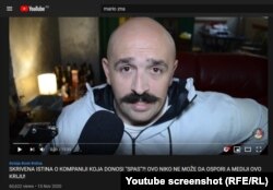 Youtube screenshot from Mario Zna channel in Serbia
