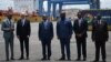 (FILE) U.S. President Joe Biden, Angola President Joao Lourenco, DRC President Felix Tshisekedi, Zambian President Hakainde Hichilema and Tanzania Vice-President Philip Isdor Mpango at the Port in Lobito on December 4, 2024.