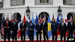 资料照：拜登总统与太平洋岛国论坛领导人在白宫举行峰会。（2023年9月25日）