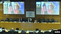 오스트리아 빈 주재 미 국제기구대표부의 재키 월코트 대사가 지난 15일 화상으로 진행된 국제원자력기구(IAEA) 이사회에서 발언했다.