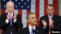 El presidente Barack Obama se dirige al Congreso y a la nación desde el Capitolio.