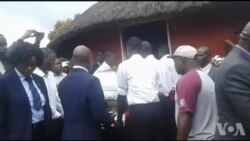 Mourners Carrying Morgan Tsvangirai's Body to His Final Resting Place