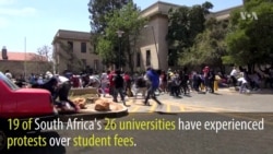 South African Police Clash With Student Protesters