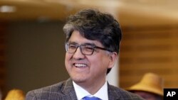 FILE - Author and filmmaker Sherman Alexie appears at a celebration of Indigenous Peoples' Day at Seattle's City Hall, Oct. 10, 2016.