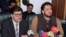 Pakistani Minister of State for Interior Shehryar Afridi, right, and Pakistan's Interior Secretary Azam Suleman Khan give a press conference in Islamabad, March 5, 2019. 