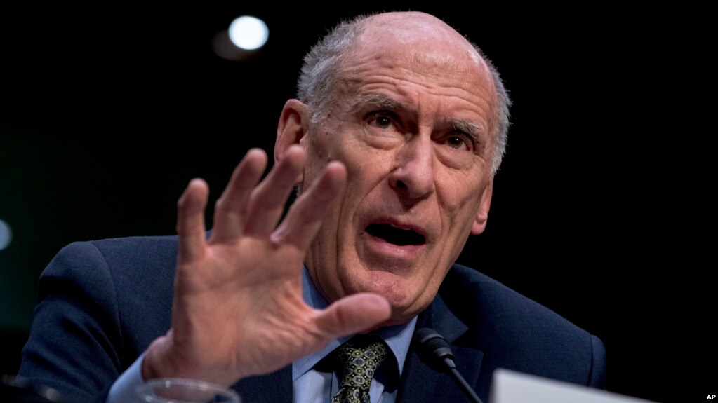 Director of National Intelligence Dan Coats speaks at a Senate panel hearing on worldwide threats, in Washington, Feb 13, 2018. (AP Photo/Andrew Harnik)