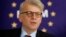 FILE - Hansjoerg Haber, the European Union monitoring mission chief in Georgia, Dec. 22, 2009. A radio report said Germany's BND foreign intelligence service spied on Haber from 2008-2011 when he was head of the EU's observer mission in Georgia and subsequently a senior diplomat in Brussels.