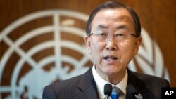 Sekjen PBB Ban Ki-moon memperingatkan agar Korea Utara menahan diri dalam mengeluarkan ancaman nuklirnya (foto: dok). 