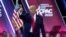 President Donald Trump greets the crowd after speaking at the Conservative Political Action Conference, CPAC 2020, in Oxon Hill, Md., Feb. 29, 2020. 