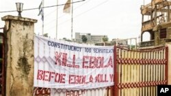 Une photo dans Freetown, la capitale sierra-léonaise 