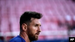 Lionel Messi du FC Barcelone.