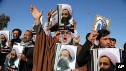 اعتراض شیعیان عراق به اعدام شیخ نمر در عربستان