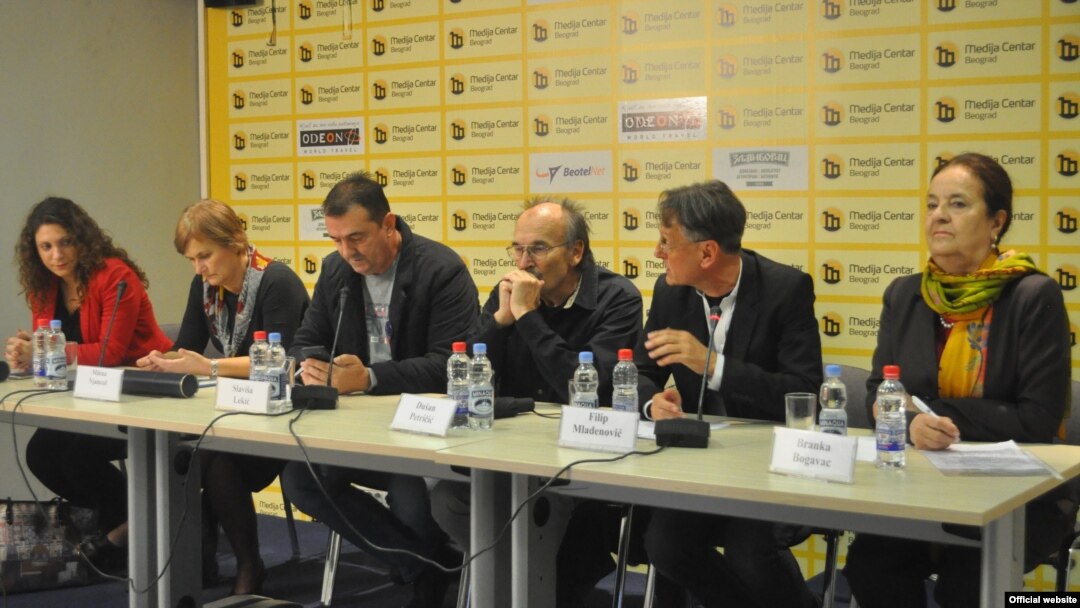 Žiri nagrade "Dušan Bogavac" (Foto: Medijacentar Beograd, www.mc.rs)