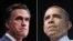 Republikanski predsednički kandidat Mit Romni i demokratski predsednik Barak Obama