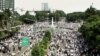 Aksi reuni gerakan 212 di Jakarta, 2 Desember 2018. (Foto: AFP)