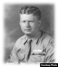 An undated family photo of U.S. Army Master Sergeant Roddie Edmonds, of the 422nd Infantry Regiment. (Courtesy: Chris Edmonds via Yad Vashem)