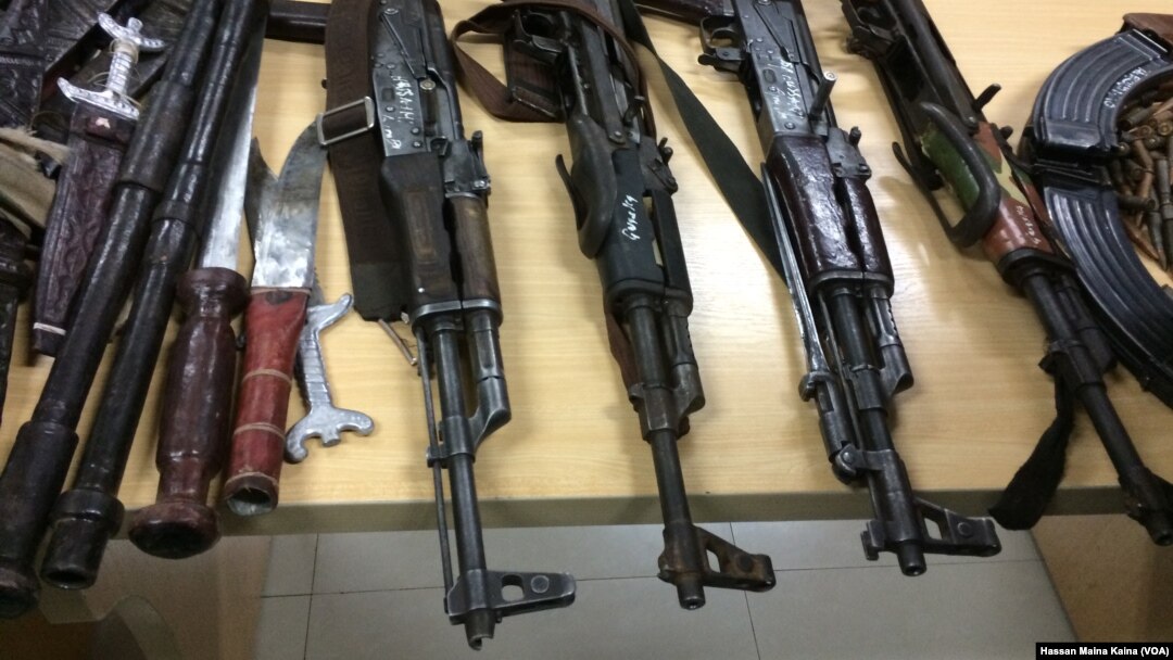 Arrested Armed Bandits in Zamfara State