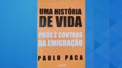 Obra "Uma história de vida: prós e contras da emigração," de Paulo Paca