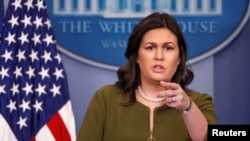 La portavoz de la Casa Blanca, Sarah Huckabee Sanders, expresa optimismo sobre acuerdo por presupuesto de EE.UU.