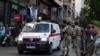 An ambulance arrives to American University of Beirut Medical Center (AUBMC) as more than 1,000 people were wounded when the pagers they use to communicate exploded across Lebanon, according to a security source, in Beirut, Lebanon, Sept. 17, 2024.