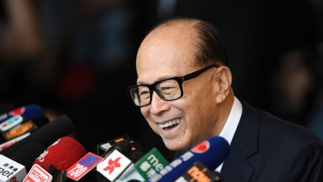 资料照：香港著名企业家李嘉诚