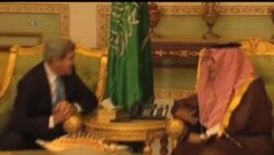 2013-11-04 美國之音視頻新聞: 克里讚揚沙特緩和對敘利亞伊朗的擔憂