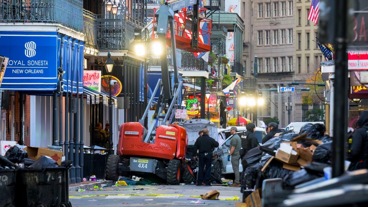 In photos: New Orleans' French Quarter attack on New Year's Day