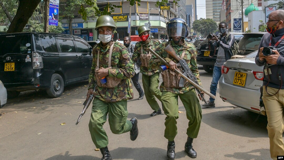 Abashinzwe umutekano muri Kenya 