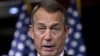 House Speaker John Boehner meets with reporters on Capital Hill, September 2012 file photo.