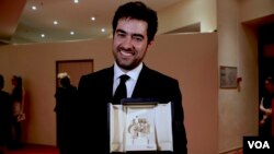 شهاب حسینی، هنرپیشه ایرانی، برنده جایزه بهترین بازیگر مرد جشنواره کن