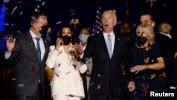 UMnu Joe Biden lomsekeli wakhe uNkosikazi Kamala Harris