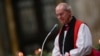 Uskup Agung Canterbury Justin Welby hadir dalam sebuah acara doa di Basilika Santo Paul di Roma, Italia, pada 25 Januari 2024. (Foto: Reuters/Guglielmo Mangiapane)