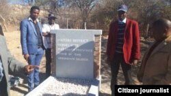 One of the mass graves of Gukurahundi victims in Matabeleland South province.