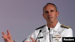 FILE - U.S. Navy Admiral Jonathan Greenert 