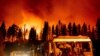 Surging California Wildfire Prompts Nevada Evacuation
