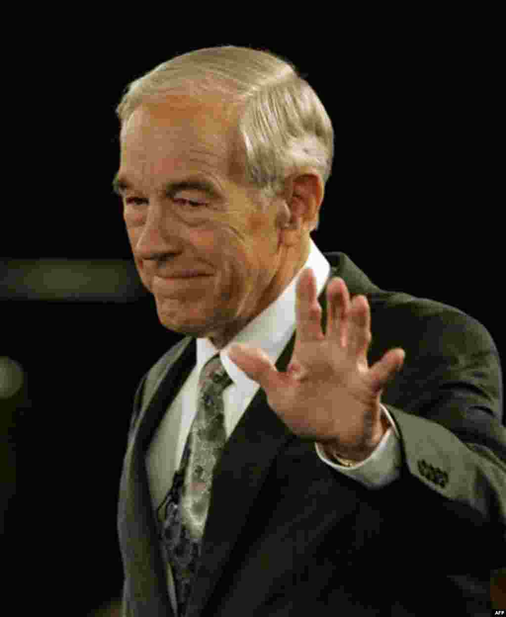 Üçüncü kez başkan adayı olan Texas Milletvekili Ron Paul, Liberteryen eğilimli bir siyasetçi