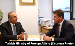 Dışişleri Bakanı Mevlüt Çavuşoğlu, Avrupa Birliği dönem başkanı Slovakya’nın Dışişleri Bakanı Miroslav Lajcak'la