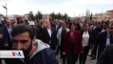 سەردانی هەردوو هاوسەرۆکی هەدەپە بۆ شاری وان