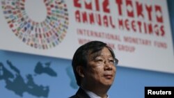 People's Bank of China Deputy Governor Yi Gang is seen at the IMF/World Bank Group meeting in Tokyo October 14, 2012. 