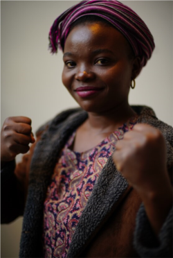 Desanges, a survivor of wartime sexual violence in the Democratic Republic of the Congo. (R. Hodge/ Mukwege Foundation )