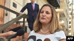 Canadian Foreign Minister Chrystia Freeland