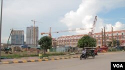 FILE-Phnom Penh sees an increase in real estate projects in recent years. 