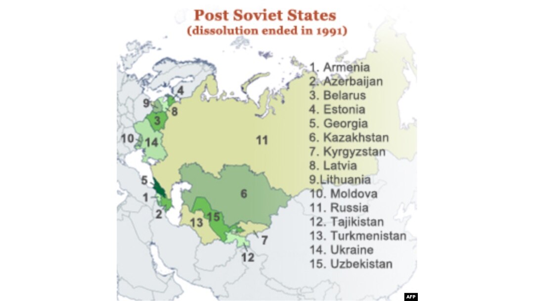 SSSRdan ajralib chiqqan respublikalar