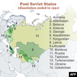 SSSRdan ajralib chiqqan respublikalar