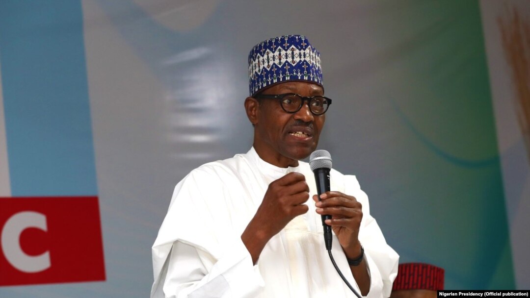 Shugaba Muhammad Buhari da matasan 'yan majalisun jihohin arewa maso yammacin Nigeria da Kaduna suka yi taron mara masa baya akan zaben 2019