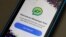 Facebook's Messenger Kids app is displayed on an iPhone in New York, Feb. 16, 2018. The app lets kids under 13 chat with friends and family, is ad-free and connected to a parent’s account. 